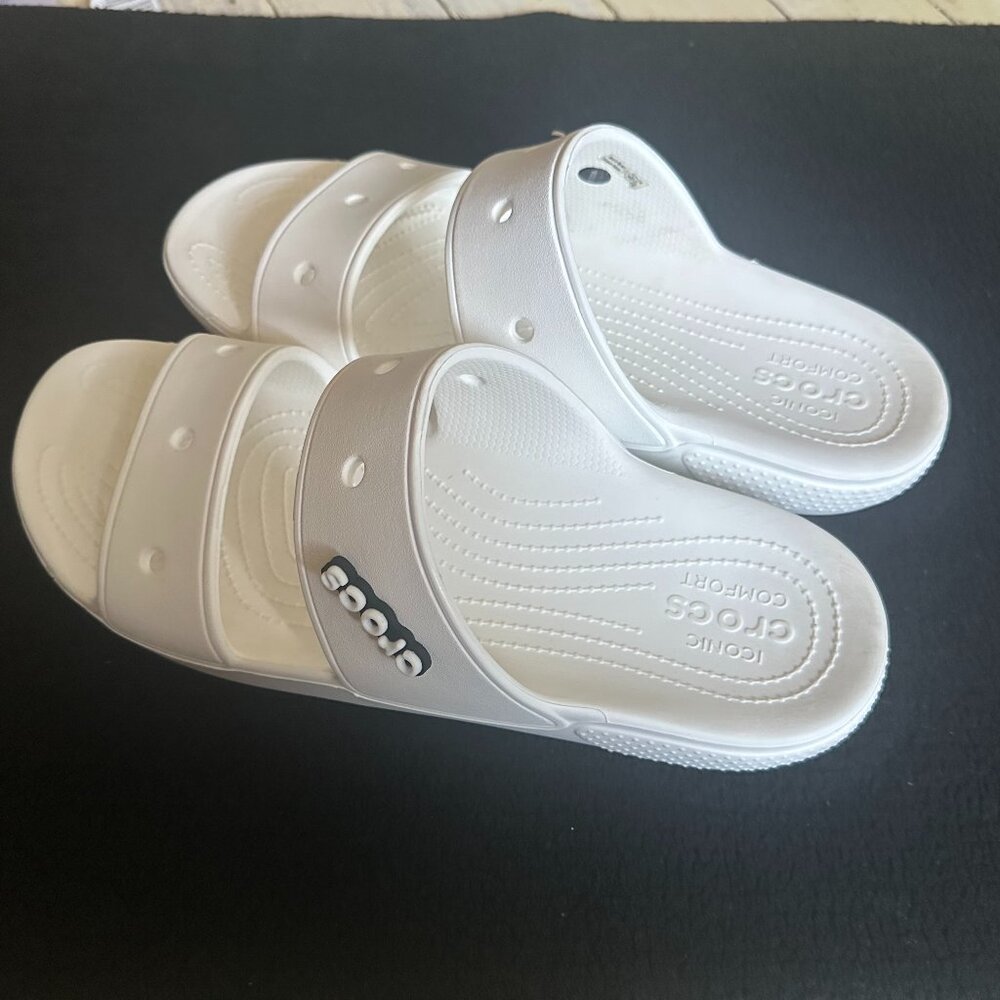 Crocs Classic Sandals Size 12 White